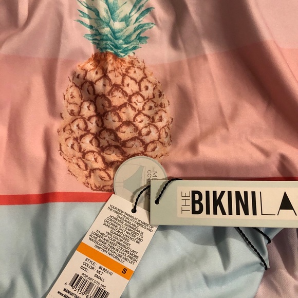Bikini Lab one piece pineapple swimsuit sz S - Picture 5 of 5